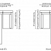 Кухонный угловой диван Турин Седьмая карета схема с размерами вид сверху