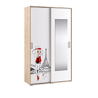 Шкаф-купе для одежды Бланка фотопечать