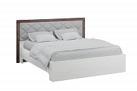 Кровать с настилом ДСП Мадлен 140х200, дуб бомонд какао