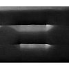 Офисный диван Аккорд Фотодиван черная кожа крупным планом