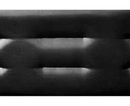 Офисный диван Аккорд Фотодиван черная кожа крупным планом