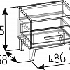 Схема прикроватной тумбы