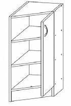 Тумба угловая не гнутая Т-2867 (серия Волна) в интернет-портале Алеана-Мебель