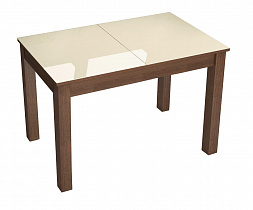 Стол обеденный раскладной БРУНО 1200*800 (Лакобель Ваниль) в интернет-портале Алеана-Мебель