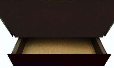 Диван аккордеон Барон рогожка коричневая Фотодиван ящик для белья