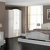 Спальня Виктория, Белый глянец (комплект 1) в интернет-портале Алеана-Мебель