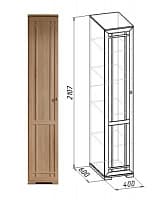 Шкаф для белья Sherlock 9 ЛЕВЫЙ, дуб сонома