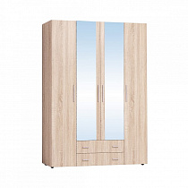 Шкаф для одежды и белья Монако 555, Дуб Сонома в интернет-портале Алеана-Мебель