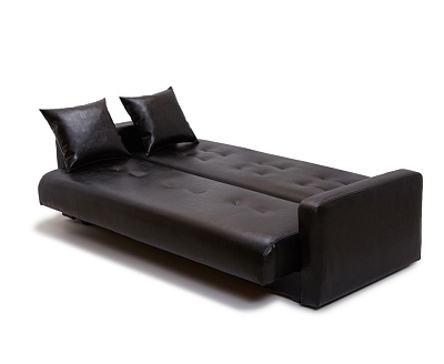 Офисный диван Престиж черный Фотодиван со спальным местом