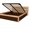 Кровать с подъемным механизмом Афина А3 160х200, дуб крафт в интернет-портале Алеана-Мебель