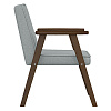 Кресло Сканди, серый (Арника) вид сбоку