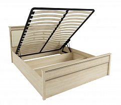Кровать с подъемным механизмом Ливорно ЛКР-1 160х200, дуб в интернет-портале Алеана-Мебель