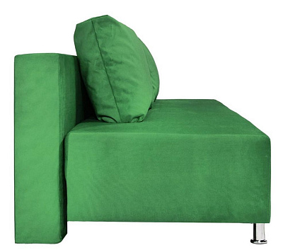 Диван-еврокнижка Парма Люкс велюр зеленый Фотодиван вид сбоку