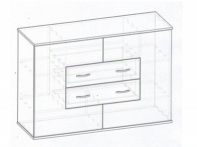 Схема тумбы Мебелайн-6