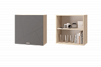 Шкаф настенный Скайлайн (600) дуб сонома/графит