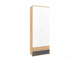 Шкаф для одежды и белья белый Лойс 92 в интернет-портале Алеана-Мебель
