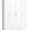 Шкаф для одежды и белья Стандарт Монако 555, Белый в интернет-портале Алеана-Мебель