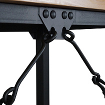Стол обеденный Бруклин ВМК-Шале надежный металлический крепеж каркаса