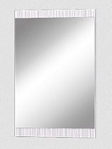 Зеркало настенное Мишель 600*900, белый страйп в интернет-портале Алеана-Мебель