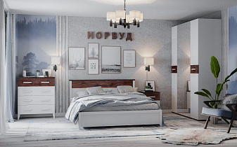 Спальня Норвуд (комплект 1) в интернет-портале Алеана-Мебель
