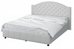 Кровать МК 57 модуль 295 белая в интернет-портале Алеана-Мебель