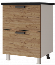 Шкаф-стол 6Р2 с 2-мя ящиками Крафт в интернет-портале Алеана-Мебель