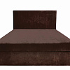 Кровать Атланта с подъемным механизмом Фотодиван коричневая вид спереди
