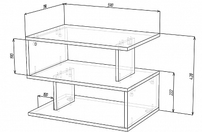 Схема стола Арто-22