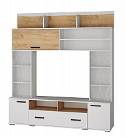 Центральная секция Оскар 18 ОГЦН-2, белый/дуб крафт