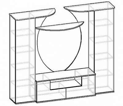 Схема стенки Мебелайн-17