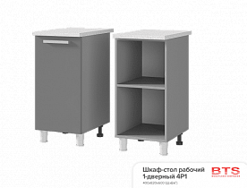 Шкаф-стол 4Р1 рабочий 1-дверный Арабика в интернет-портале Алеана-Мебель