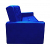 Офисный диван Аккорд синий Фотодиван вид сбоку