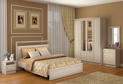 Спальня Брайтон (комплект 1) в интернет-портале Алеана-Мебель