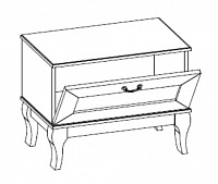 Изд.424 Тумба для обуви ШхГхВ 68х43х52 см