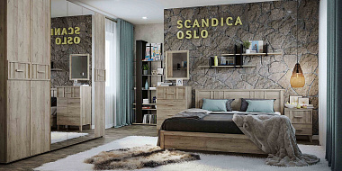 Спальня Скандика (комплект 2) в интернет-портале Алеана-Мебель