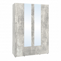 Шкаф для одежды и белья Монако 555, Atelier светлый в интернет-портале Алеана-Мебель
