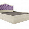 Кровать с настилом ЛДСП Дели 160х200, дуб молочный/сирень в интернет-портале Алеана-Мебель