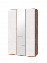 Шкаф для одежды и белья 3-х дв. с зеркалом Монреаль 01 в интернет-портале Алеана-Мебель