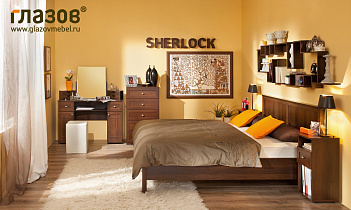 Спальня SHERLOCK Шерлок (комплект 3) в интернет-портале Алеана-Мебель