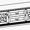 Тумба под ТВ белфорд МК 59 изд. №326 Корвет схема