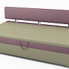 Кухонный диван Премьер PLT ткань светло-зеленая + фиолетовая со спальным местом