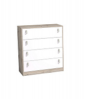 Комод Комфорт 12, Гаскон пайн/Белый