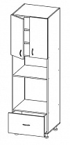 Шкаф под духовку и микроволновку Т-3092  в интернет-портале Алеана-Мебель