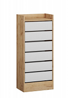 Обувница Ямайка ЯПТ-1, дуб крафт/белый