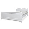 Кровать из массива Версаль ВМК-Шале цвет белый общий вид изделия