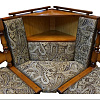 Кухонный диван из массива Картрайд с углубленным ящиком угловой элемент