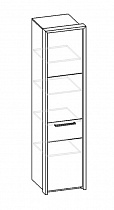 Шкаф 1 дверный МК 52 модуль 225 Корвет схема