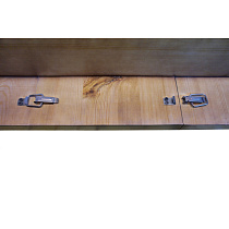 Стол обеденный Стэнфорд 2 ВМК-Шале надежные крепежи для откидной крышки
