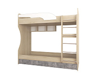 Кровать 2-ярусная Колибри, Ателье Светлое