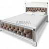 Кровать из массива с мягким изголовьем Шарлотта в интернет-портале Алеана-Мебель